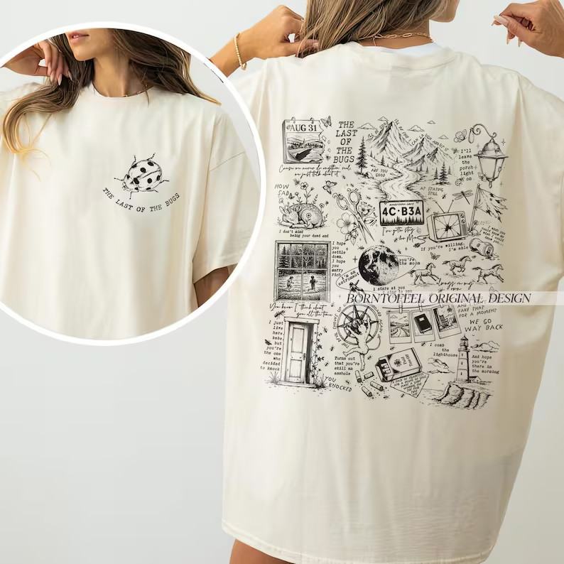 The Divide NK Shirt, The Last Of The Bugs Tee, Vintage Concert M