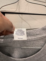 Supreme Liquid Swords Tee FW18 NWT Size LARGE Heather Grey s/s 100% Authentic