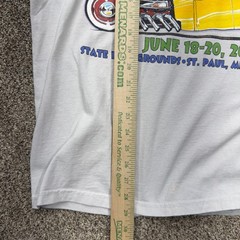 Back to the 50s 2010 Hot Rod T-Shirt Mens XL White St Paul MN Car Show