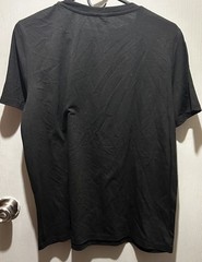 Mens S Black “Not Mom’s Favorite” Graphic Quote Crewneck Stretch Tee
