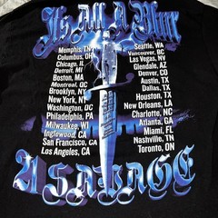 21 Savage Its All A Blur Drake Tour Lineup Official Concert T Shirt Size XL 2023