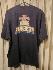 Abby Normal Mel Brooks Young Frankenstein Black T-Shirt Size 2XL Double-Sided