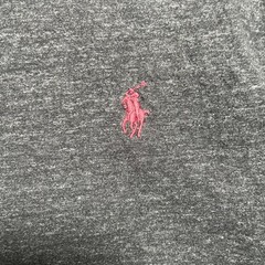 Polo Ralph Lauren Shirt Mens Large Custom Slim Fit Charcoal Grey Top Tee