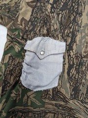 Vintage Ace Sportswear Trebark Camo Pocket T Shirt Large Camoflage Made in USA