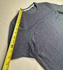 Perry Ellis Men’s Logo Crew Neck Short Sleeve T-Shirt Gray Size L