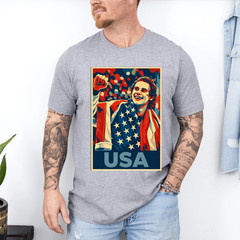 Men’s Hockey USA Golden Goal Jack Hughes Gift Idea Hope Parody T Shirt