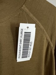 Peckham USMC FROG Flame Resistant Long Sleeve Shirt Coyote Brown Mens LARGE NEW