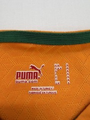 Puma Men’s Soccer Jersey Côte d’Ivoire Orange S Vintage
