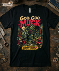 Goo Goo Muck T-Shirt The Cramps Psychobilly Punk Horror Comic Monster Tee XS-5XL