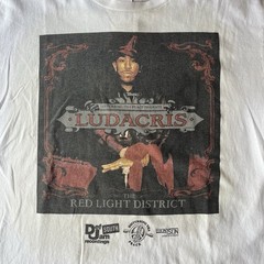 Vintage Y2K 90s Ludacris Red Light District Def Jam Records Rap Record T-Shirt