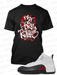 No More Rules T Big & Tall Graphic Pro Club Shaka RTP Tee to Match J12 Red Taxi