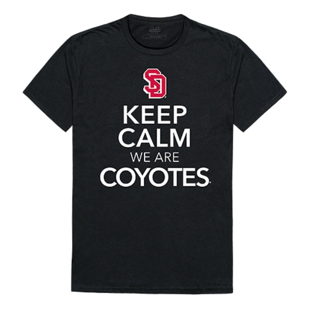 University of South Dakota Coyotes NCAA College Cotton Keep Calm T-Shirt S-2XL