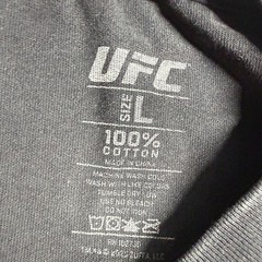 UFC Shirt Mens L Black Charles Oliveira Do Bronx MMA Fighter Graphic Tee Short