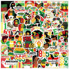 110 Pieces Juneteenth Freedom Day Stickers for Kids Black Independence Day Stick