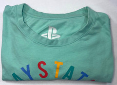 PlayStation 1994 Long Sleeve Shirt Men’s Large Green Sony Graphic Tee