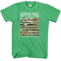 National Parks T Shirt Explore Preserve Protect Park Collection Camping Hiking