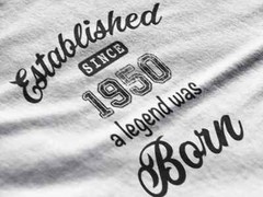 Men’s Graphic T-Shirt A Legend was Born Established Since 1950 74th Birthday