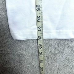 VAMTAC Mens Large White Social Graphic Tee Oversized 100% Cotton New Stitch Flaw