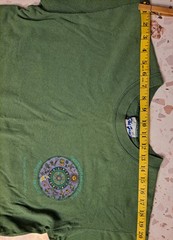 Vtg 90s T Shirt M There’s No Planet Like Home Global Friends San Diego Green