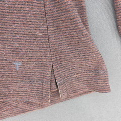 Left Coast Tee – Long Sleeve T-Shirt Mens Large Striped Cotton, Shaped – NWT