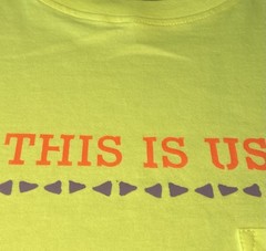 Wolverine Homemade Stencil T-shirt Neon Lime Medium Cotton Short Sleeved NWOT