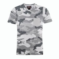 Beautiful Giant Men’s Fashion T-Shirt Camo Crew Neck for Sport Daily Wear