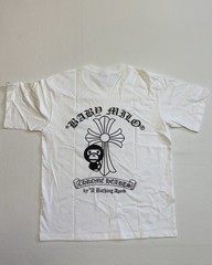 Bape x Chrome White Tee – Size Medium – Fits smaller