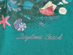 Vintage 90s Nature Beach Seashells T Shirt Mens Large Single Stitch USA Florida