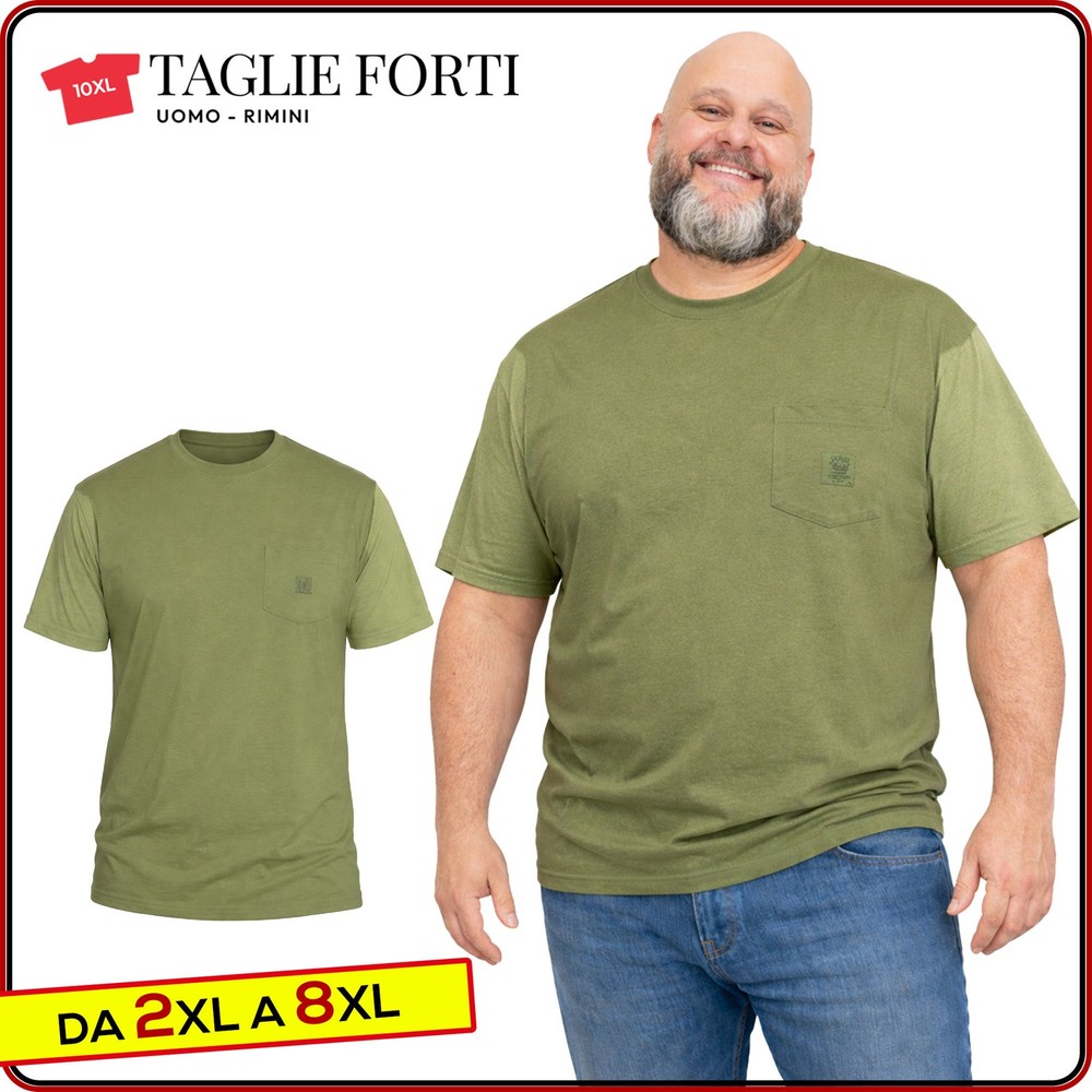 men’s PLUS SIZE t-shirt cotton short sleeve t-shirts from 2 XL to 8 XL Maxfort