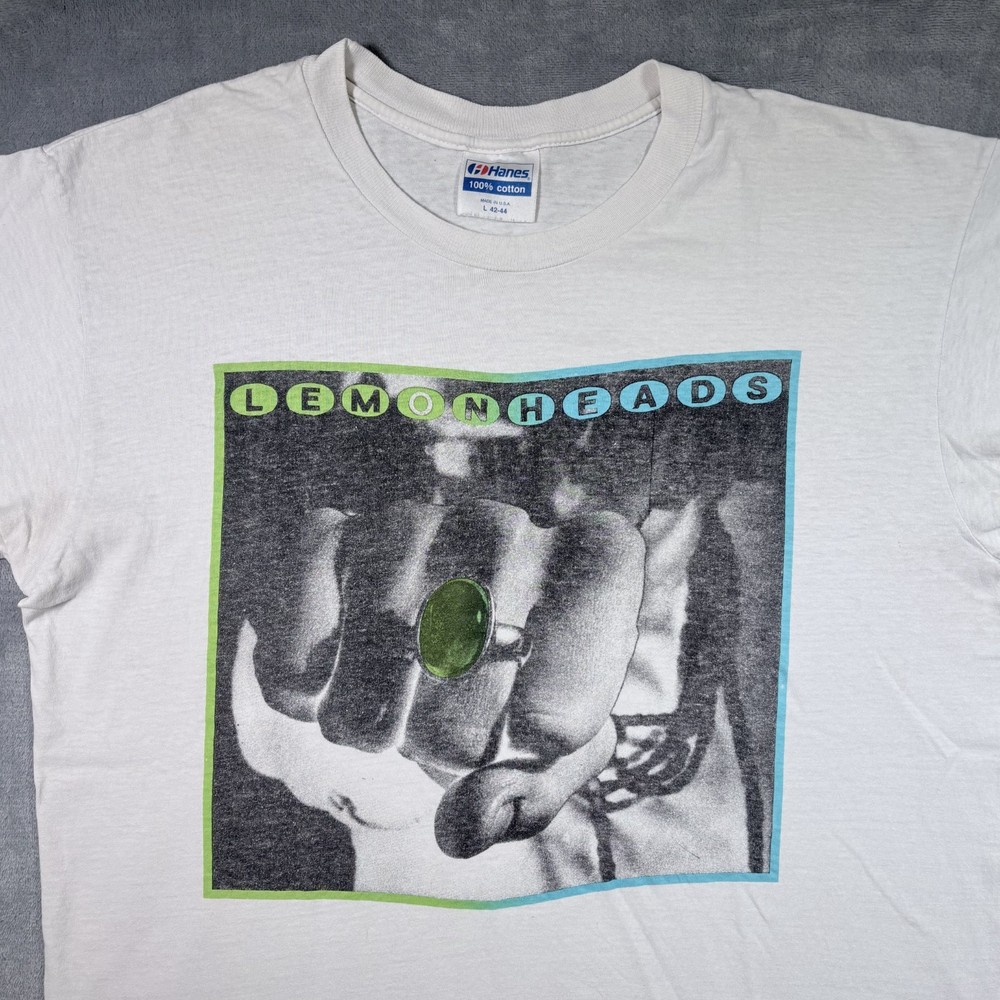 Vintage Lemonheads Lovey Band T-Shirt Alternative Punk Rock Size Large 90s
