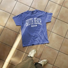 South Beach Florida Souvenir Beach, Aesthetic, Minimalist T-Shirt