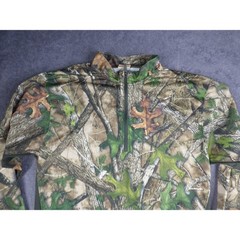 RedHead Mens Camo Quarter Zip Performance Shirt Woodland Oak Camouflage Medium