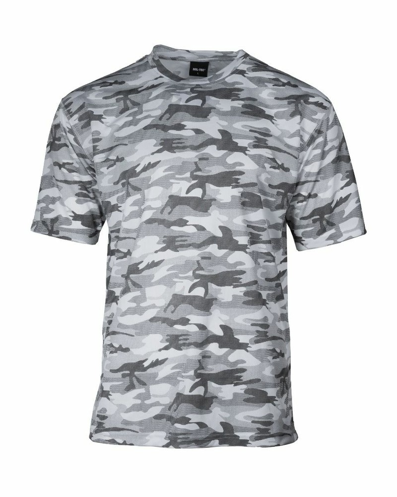 Mens Mesh Army Camouflage Cool Short Sleeved T-Shirt Top – Urban