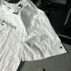 Men’s Tommy Hilfiger Logo T-Shirt 3X White MSRP $44.50