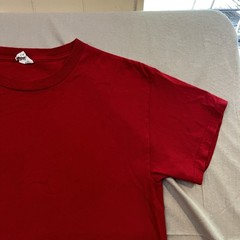 All American Fisherman Fishing T-Shirt Size M Men’s Red Short Sleeve Red