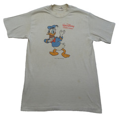 Walt Disney Home Video M 38-40 Signal Donald Duck 80s VTG Single Stitch Made USA
