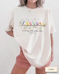 Christian Faith Shirt Goodness of God Psalm 89:1 Graphic Tee Faith Gift