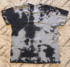 Wu Tang T-Shirt Mens Large Gray Tie Dye Rap Hip Hop Tiger Streetwear Urban Y2K