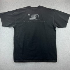 Streetwear Supply Super Max Heavy Cotton Black California Beach Shirt Size 4XL