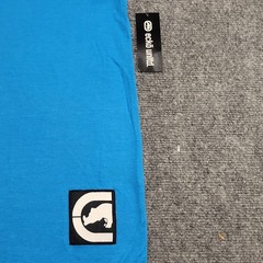Ecko Unltd V-Neck Blue Atomic With Camo Men’s T-Shirt Size X-Large NWT