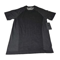 Fabletics Training Day Tee Shirt Men M Black New With Tags Stretch Breathable