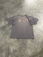 Oakley Software Men’s red camp short sleeve Graphic Logo T-Shirt, XL Regular