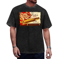 Weatherby Elephant Ammo Box .460 Magnum Vintage Style T-Shirt Mineral Wash Black