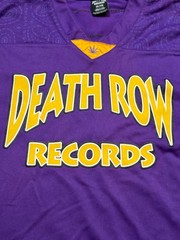 Death Row Records Los Angeles 91 Purple Jersey Size XL