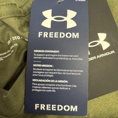 Under Armour Tshirt Mens 3XL UA Freedom Flag Athletic Short Sleeve 1370810 NWT