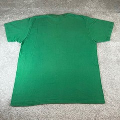 Vintage Y2K Nike T-Shirt Men’s Large Green Embroidered Swoosh Logo Short Sleeve