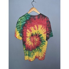 Vintage Gildan Rasta Tie Dye Shirt No Problem Puerto Plata Dominican Republic L
