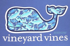 NWT Vineyard Vines Men SS Whale Pocket Crew Tee T-Shirt “SCHOOL OF TUNA WHL FL”