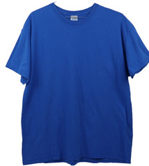 VTG Gildan Heavyweight Blank Blue Cotton Fade T-Shirt Skater Streetwear Size XL