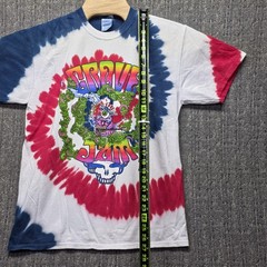 Grove Jam 2021 Tie Dye Shirt Men M Grateful Dead Style Skull Uncle Sam Festival